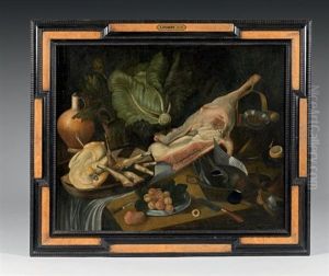 Nature Morte Aux Artichauts Et Canard