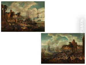 Gemaldepaar by Adriaen Frans Boudewyns the Elder