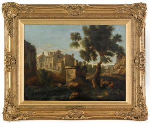Landscape by Adriaen Frans Boudewyns the Elder