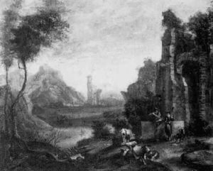 Classical Landscape With Figures Classical Landscape With Figures