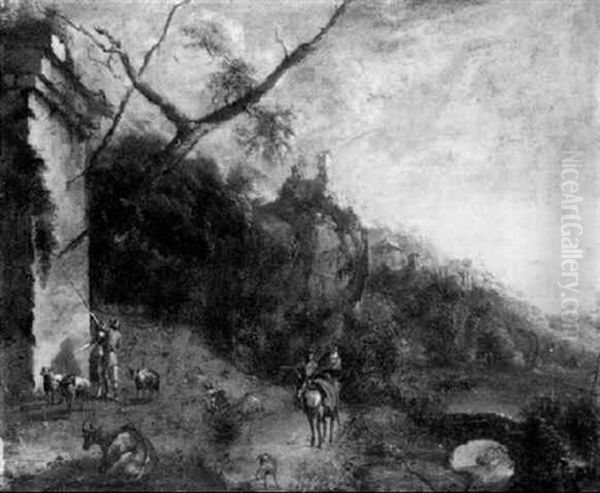Classical Landscape With Figures - view 1
