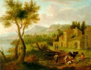 Landscapes With Herdsmen Tending Their Cattle