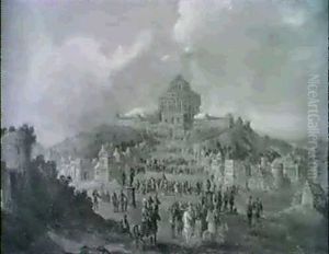 Phantastische Architektur Auf Einem Hugel thumbnail