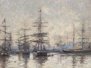 Vieux Village by Eugene Boudin