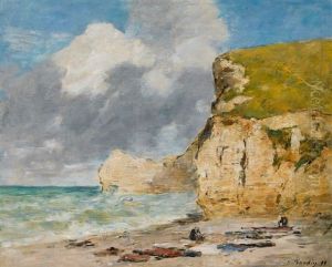 Vieux Village by Eugene Boudin