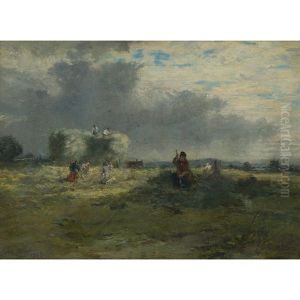 Harvest-time by Samuel Bough