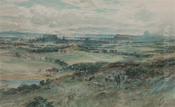 A Panoramic View Of Edinburgh And Arthur's Seat From Blackford Hill/the South - view 1