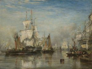 Shipping In The Pool Of London by Samuel Bough