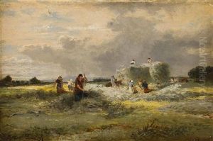 Harvest-time by Samuel Bough