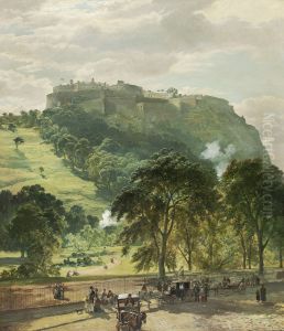 Edinburgh Castle From Princes Street by Samuel Bough