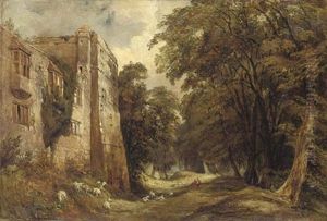 A Castle by Samuel Bough