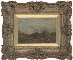 Crossing The Common by Samuel Bough