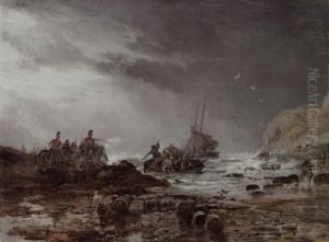 Arresting The Smugglers by Samuel Bough