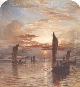 Sunset Over The Forth