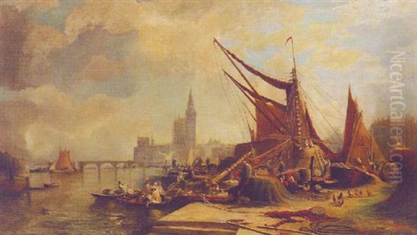 The Thames At Westminster - view 1