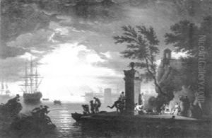 A Scottish Port by Samuel Bough