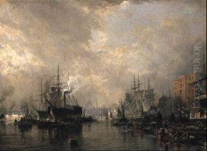 The Pool Of London by Samuel Bough