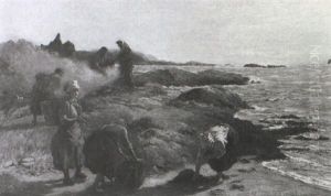 Kelp Gatherers by Samuel Bough