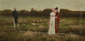 Ladies In Conversation by George Henry Boughton