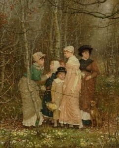 Snow In Spring, 1877 by George Henry Boughton