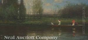 On The Thames by George Henry Boughton