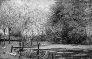 A Pond With Waterfowl by George Henry Boughton