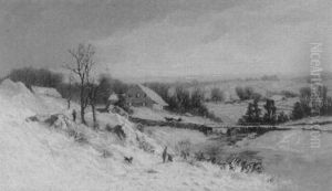 Winter Near Albany, New York by George Henry Boughton