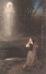 The Vision At The Martyr's Well by George Henry Boughton