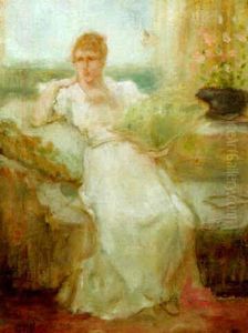 Seated Lady With A Fan