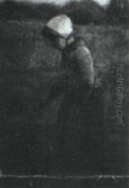 Girl Sowing Grain - view 1