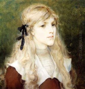 Portrait Of Esme Robb, Bust Length by George Henry Boughton
