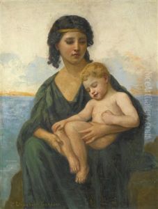 By The Seaside by Elizabeth Jane Gardner Bouguereau