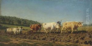 Le Labourage Nivernais, Le Sombrage by Elizabeth Jane Gardner Bouguereau