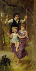 Playmates by Elizabeth Jane Gardner Bouguereau