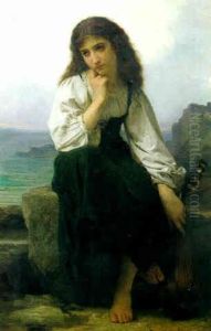 The Lute Player by Elizabeth Jane Gardner Bouguereau