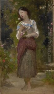 La Fleur Preferee by William-Adolphe Bouguereau