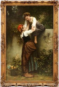 Les Petites Maraudeuses by William-Adolphe Bouguereau