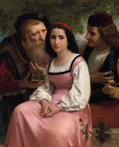 Entre La Richesse Et L'amour by William-Adolphe Bouguereau