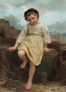 Sur Le Rocher by William-Adolphe Bouguereau