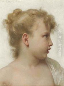 Etude: Tete De Petite Fille (visage De Profil)