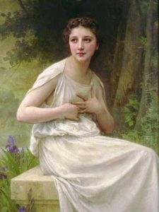 Reflexion by William-Adolphe Bouguereau