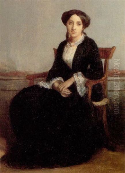 Portrait Of Genevieve Bouguereau - view 1