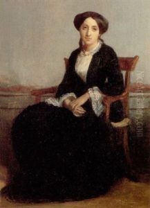 Portrait Of Genevieve Bouguereau by William-Adolphe Bouguereau