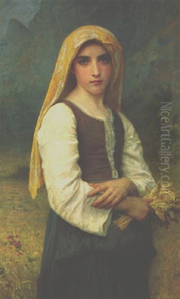 Shepherdess With Sheaf Of Wheat - view 1