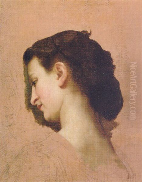 A Young Girl's Head - view 1