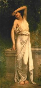 A Classical Beauty By A Well by William-Adolphe Bouguereau