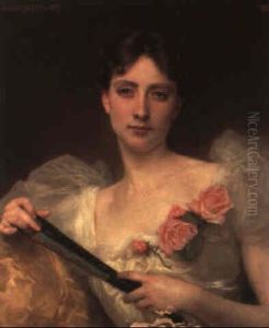 Femme A L'eventail by William-Adolphe Bouguereau