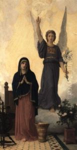 L'annonciation by William-Adolphe Bouguereau