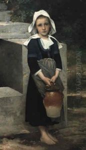 La Fille D'eau by William-Adolphe Bouguereau