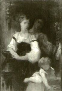 Study For "le Secret" by William-Adolphe Bouguereau